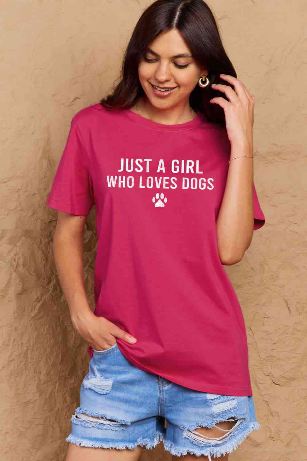 Simply Love Full Size Dog Paw Graphic Cotton T-Shirt