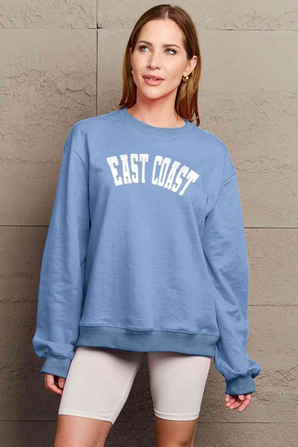 Simply Love Full Size KARMA Graphic Sweatshirt